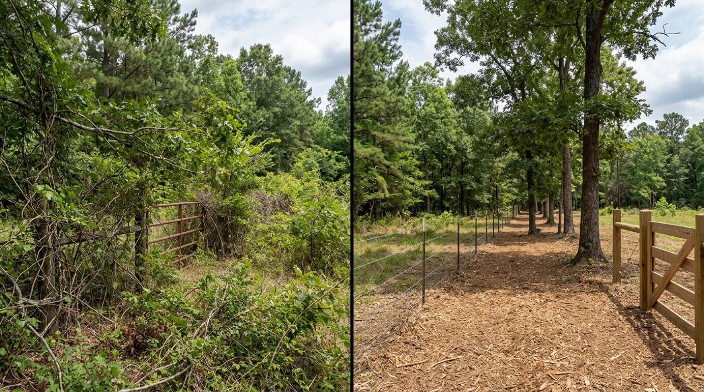 Gate and boundary access made workable again before and after